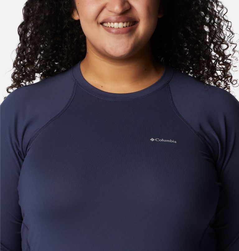 Thumbnail: Women’s Omni-Heat Midweight Baselayer Crew - Plus Size, Color: Nocturnal, image 4