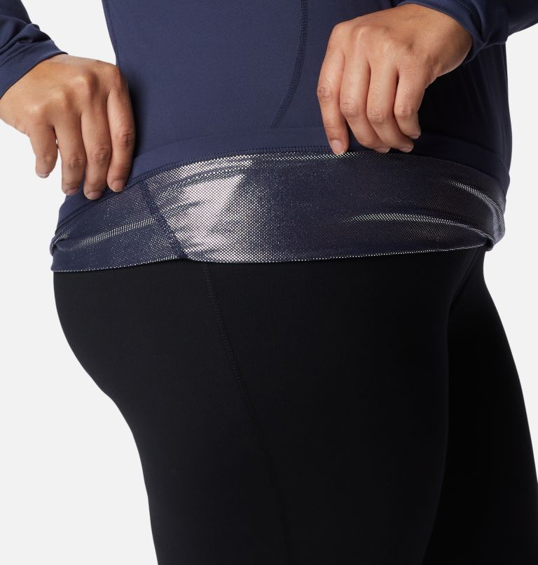 Women’s Omni-Heat Midweight Baselayer Crew - Plus Size, Color: Nocturnal, image 5