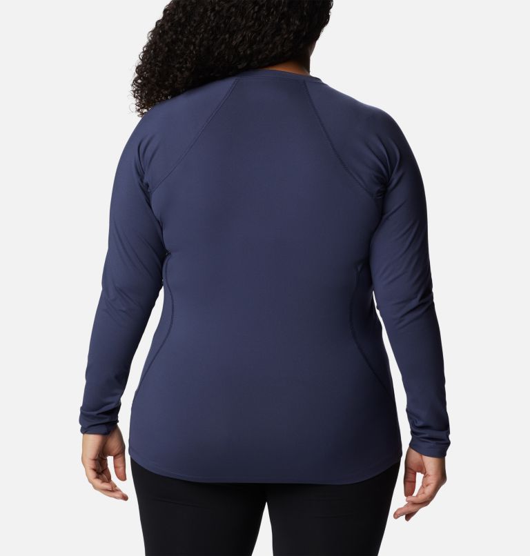 Thumbnail: Women’s Omni-Heat Midweight Baselayer Crew - Plus Size, Color: Nocturnal, image 2