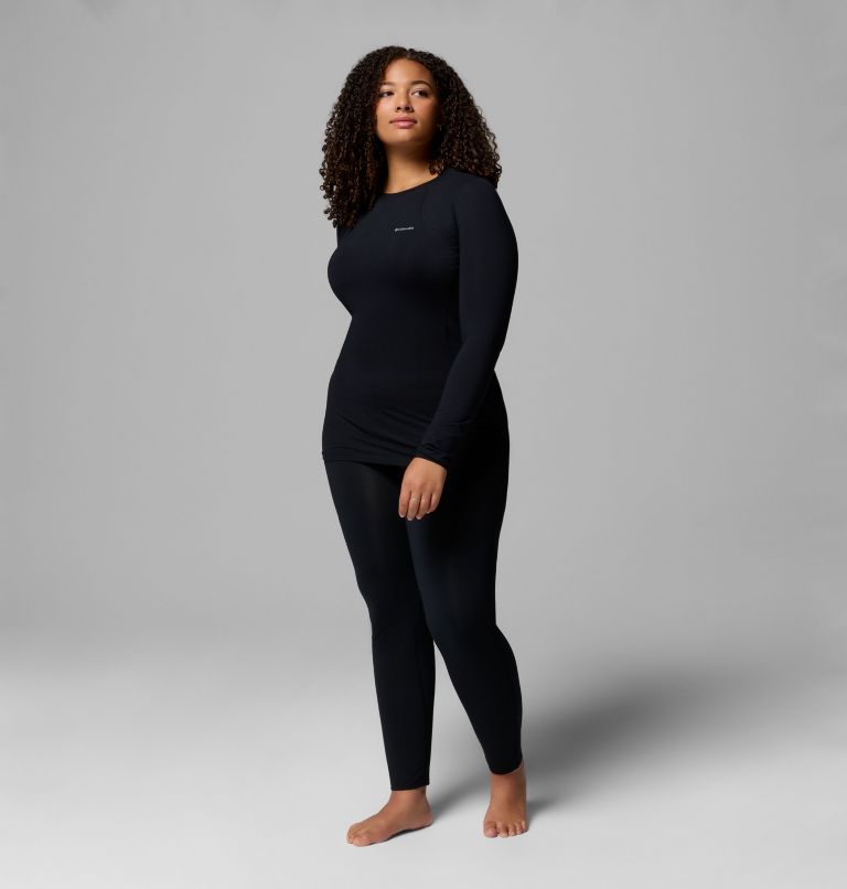 Women's Omni-Heat Midweight Baselayer Tights, Color: Black, image 2