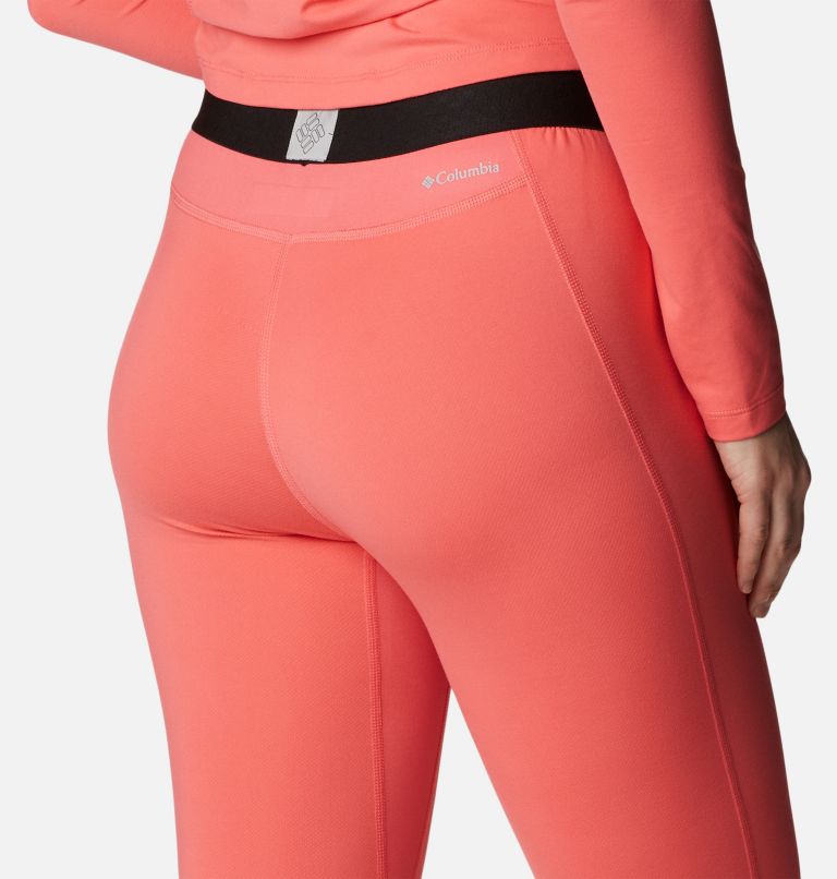 Thumbnail: Women's Midweight Stretch Baselayer Tights, Color: Blush Pink, image 5