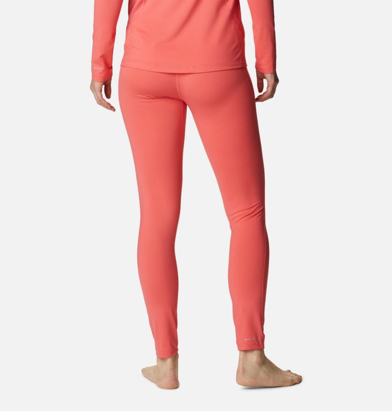 Women's Midweight Stretch Baselayer Tights, Color: Blush Pink, image 2