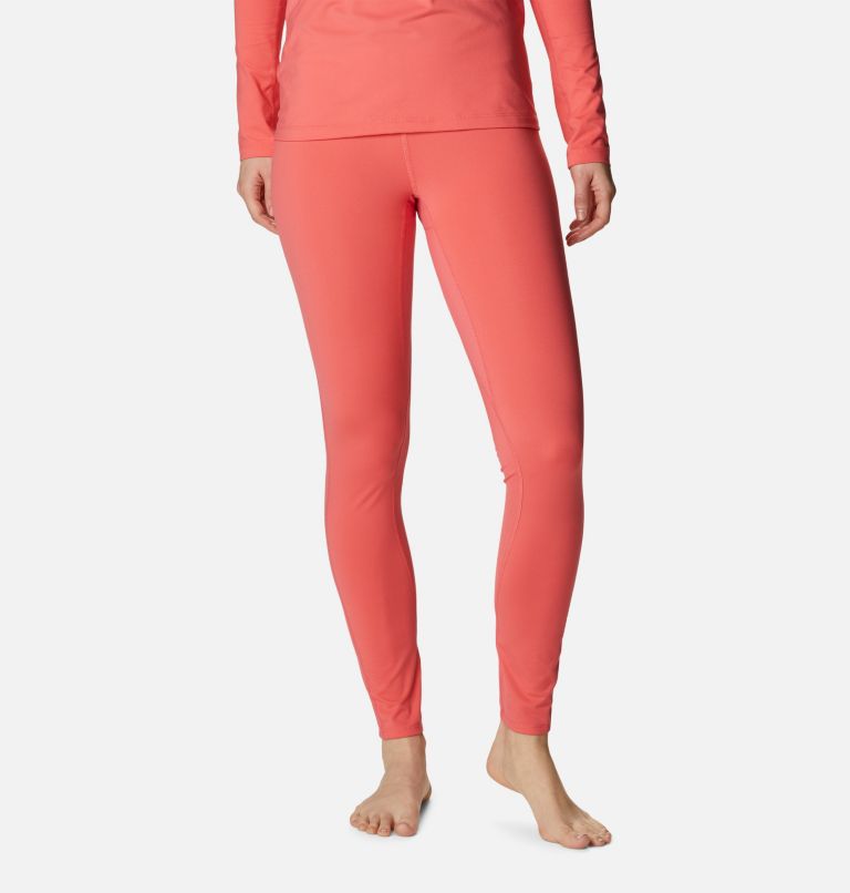 Thumbnail: Women's Midweight Stretch Baselayer Tights, Color: Blush Pink, image 1