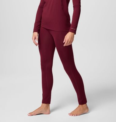 Collant Technique Midweight Stretch Femme, Color: Rich Wine, image 4
