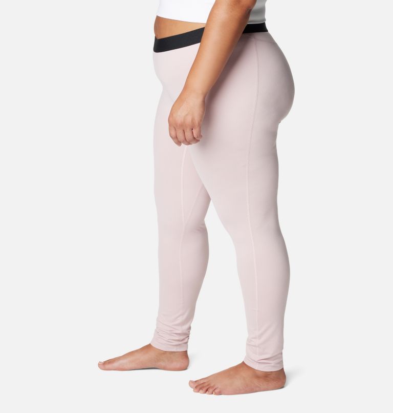 Thumbnail: Women's Omni-Heat Midweight Baselayer Tights - Plus Size, Color: Dusty Pink, image 3