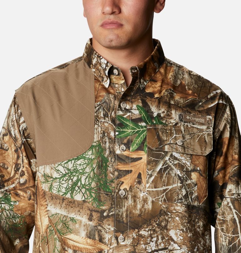 Columbia camo fishing clearance shirt