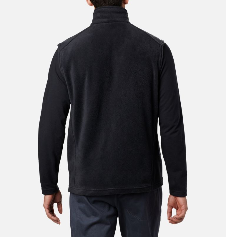 Men's Steens Mountain Fleece Vest, Color: Black, image 2