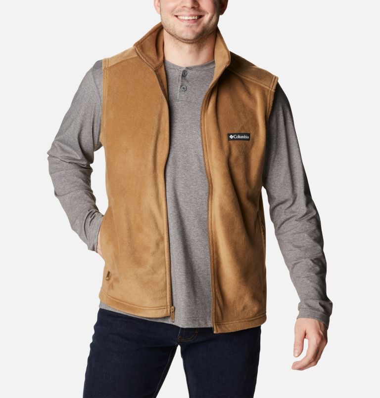 Men’s Steens Mountain Fleece Vest, Color: Delta, image 6