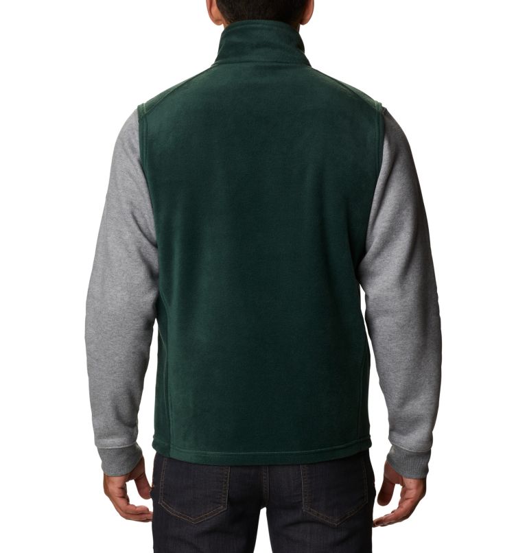 Men’s Steens Mountain Fleece Vest, Color: Spruce, image 2