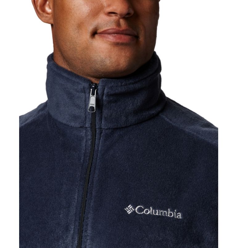 Men's Steens Mountain Fleece Vest, Color: Collegiate Navy, image 4