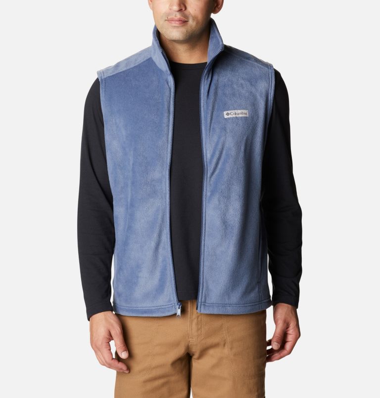 Thumbnail: Men’s Steens Mountain Fleece Vest, Color: Dark Mountain, image 6