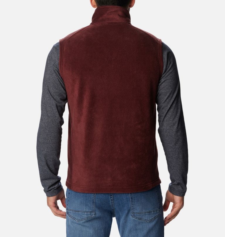 Thumbnail: Men’s Steens Mountain Fleece Vest, Color: Elderberry, image 2