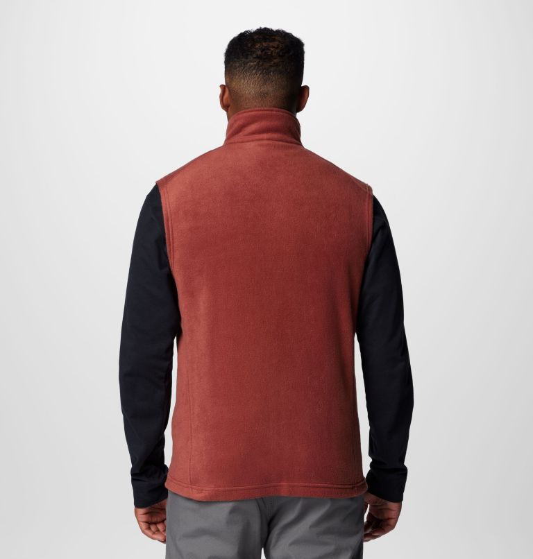 Men's Steens Mountain Fleece Vest, Color: Spice, image 2