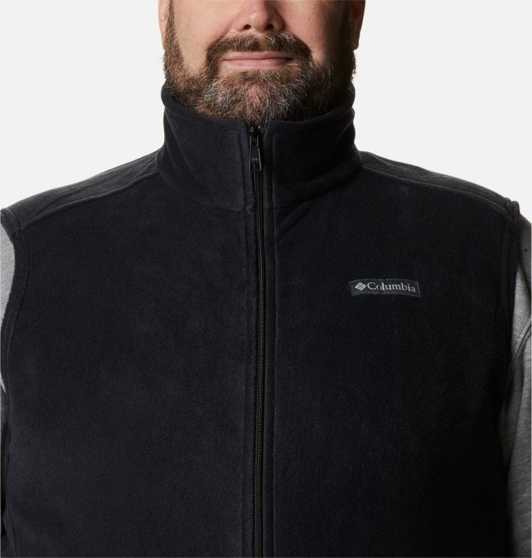 Thumbnail: Men’s Steens Mountain Fleece Vest - Big, Color: Black, image 4
