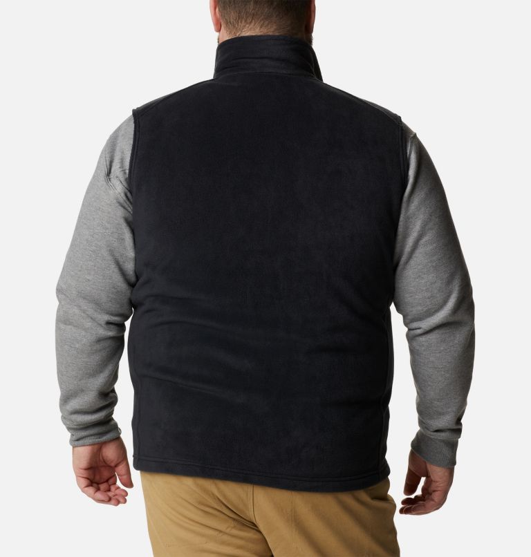 Men’s Steens Mountain Fleece Vest - Big, Color: Black