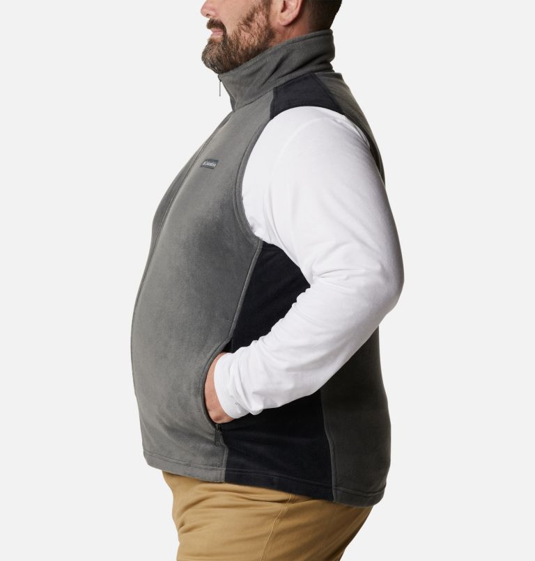 Men's Steens Mountain Fleece Vest - Big, Color: Grill, Black, image 3