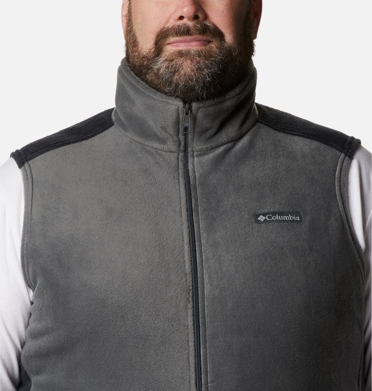 Men's Steens Mountain Fleece Vest - Big, Color: Grill, Black, image 4
