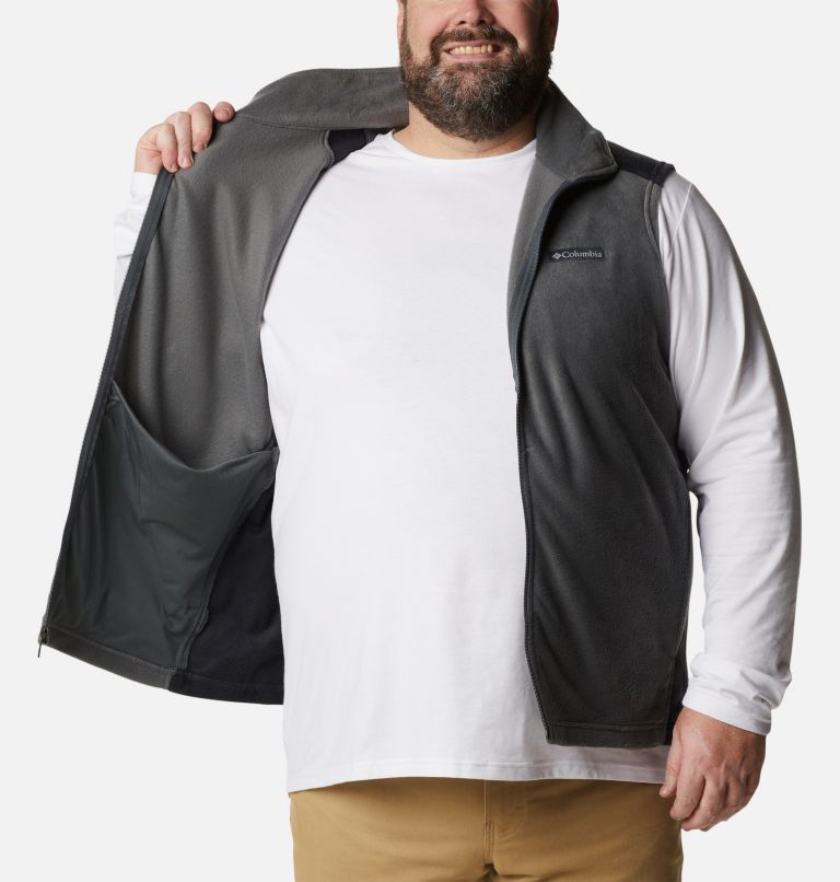 Men's Steens Mountain Fleece Vest - Big, Color: Grill, Black, image 5
