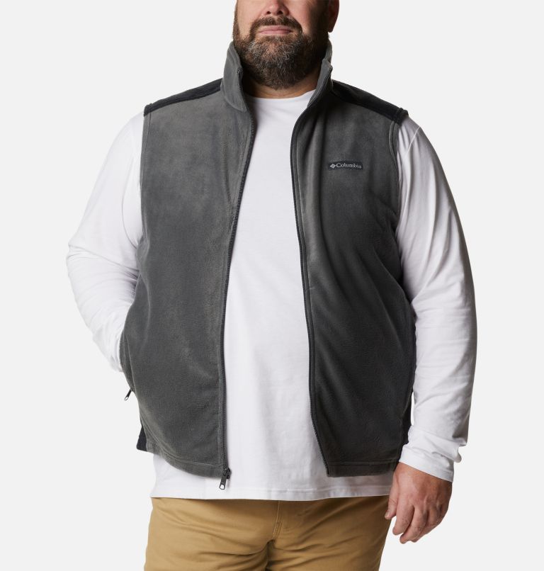 Men's Steens Mountain Fleece Vest - Big, Color: Grill, Black, image 6
