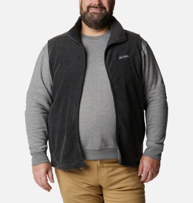 Men&rsquo;s Steens Mountain&trade; Fleece Vest - Big Steens Mountain&trade; Vest | 464 | 3X, Charcoal Heather, front