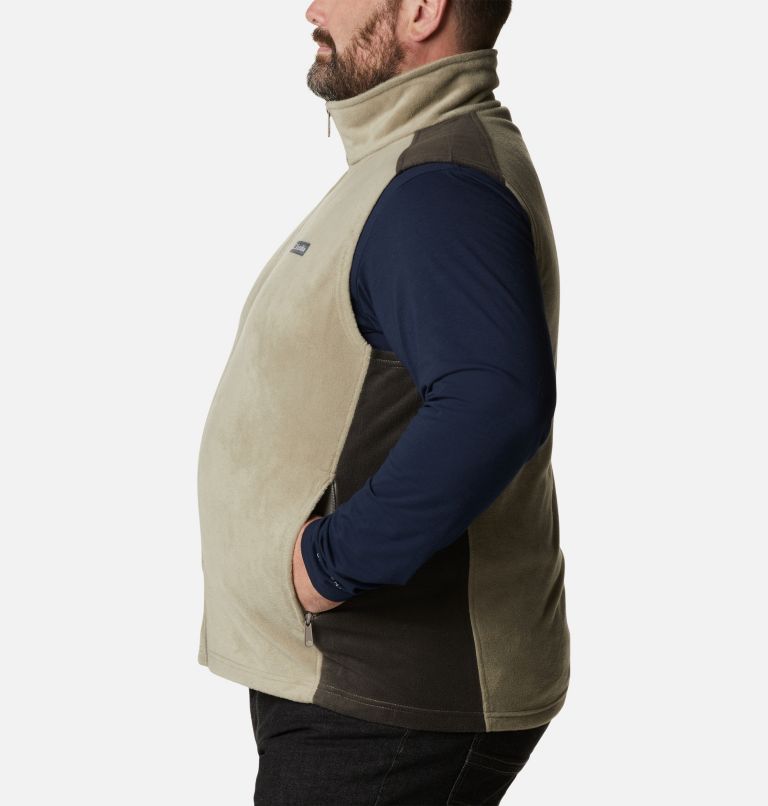 Men's Steens Mountain Fleece Vest - Big, Color: Tusk, Buffalo, image 3