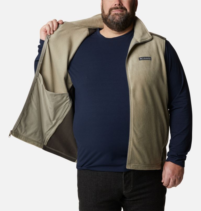 Men's Steens Mountain Fleece Vest - Big, Color: Tusk, Buffalo, image 5