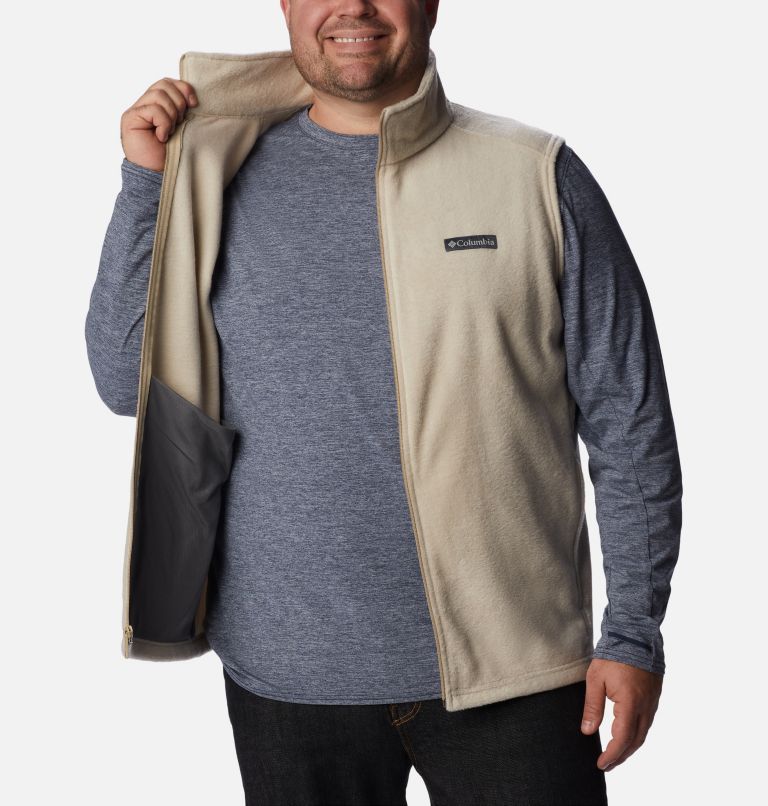 Men's Steens Mountain Fleece Vest - Big, Color: Ancient Fossil, image 5