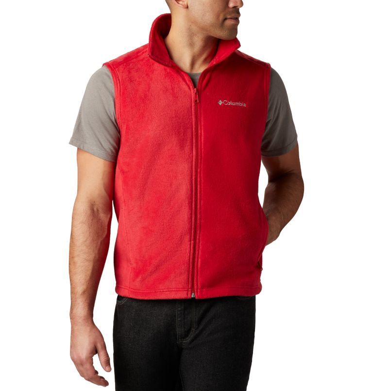 Men's Steens Mountain Fleece Vest - Big, Color: Mountain Red, image 1