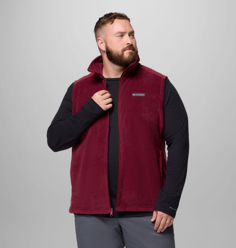 Men's Steens Mountain Fleece Vest - Big, Color: Rich Wine, image 5