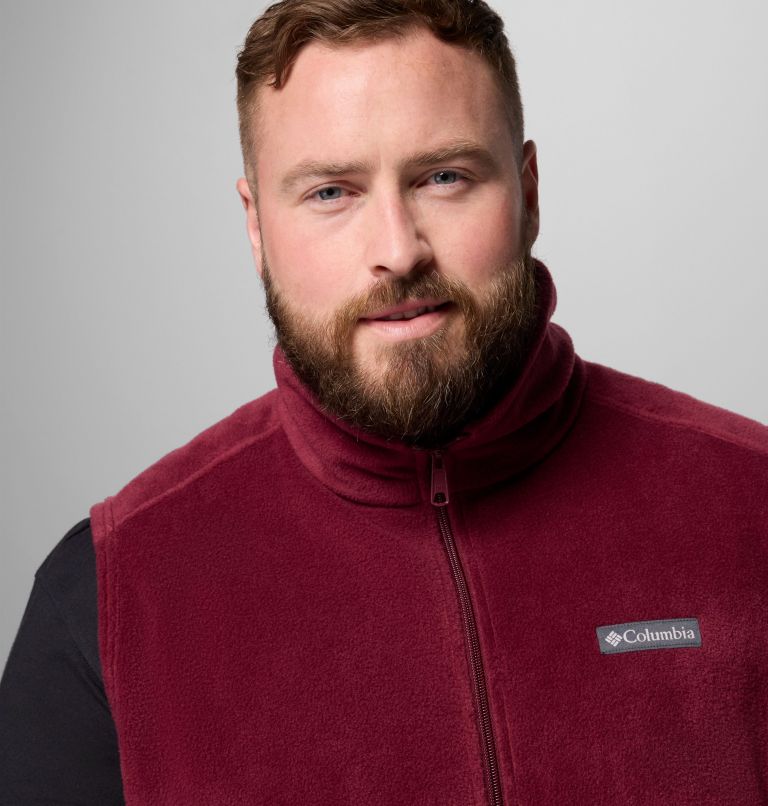 Men's Steens Mountain Fleece Vest - Big, Color: Rich Wine, image 6