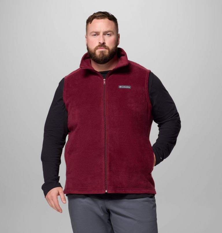 Men's Steens Mountain Fleece Vest - Big, Color: Rich Wine, image 1