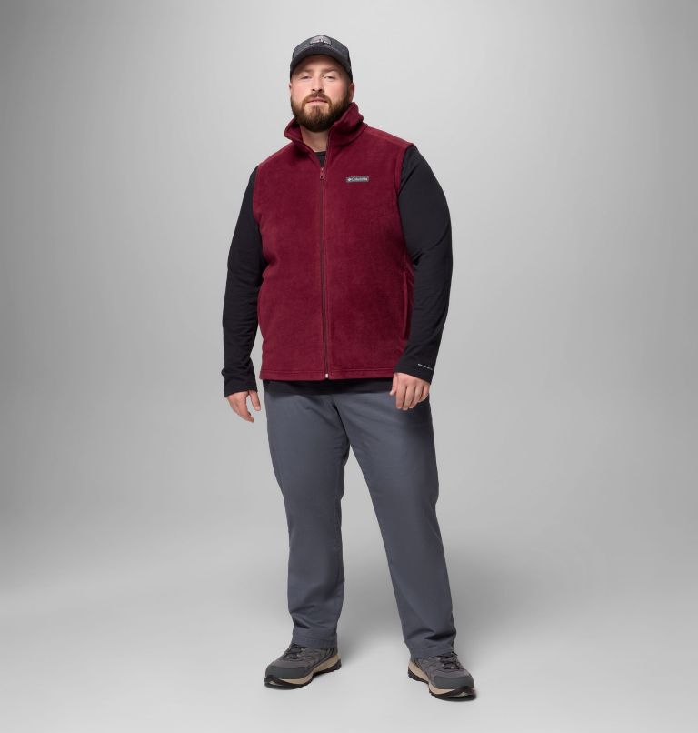 Men's Steens Mountain Fleece Vest - Big, Color: Rich Wine, image 2