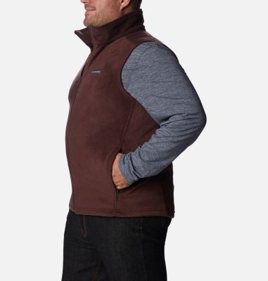 columbia fleece vest mens