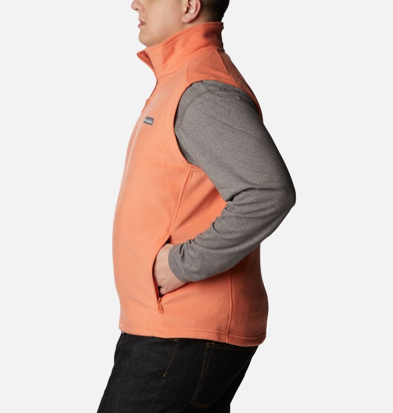 Men’s Steens Mountain Fleece Vest - Big, Color: Desert Orange, image 3