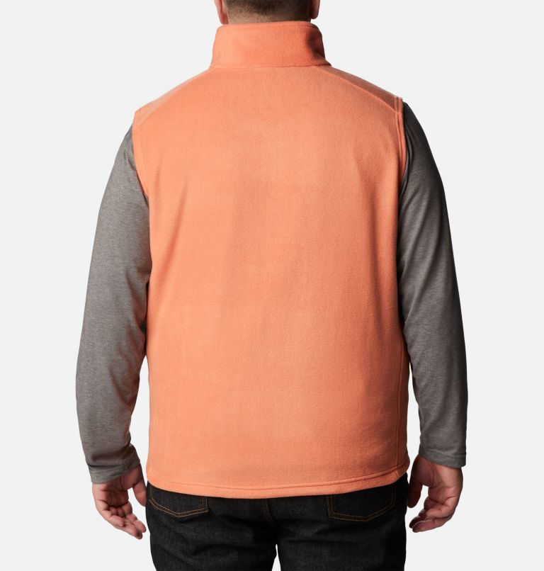 Thumbnail: Men’s Steens Mountain Fleece Vest - Big, Color: Desert Orange, image 2