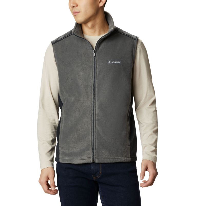 Men's Steens Mountain Fleece Vest - Tall, Color: Grill, Black, image 1