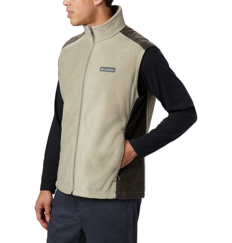 Men's Steens Mountain Fleece Vest - Tall, Color: Tusk, Buffalo, image 3