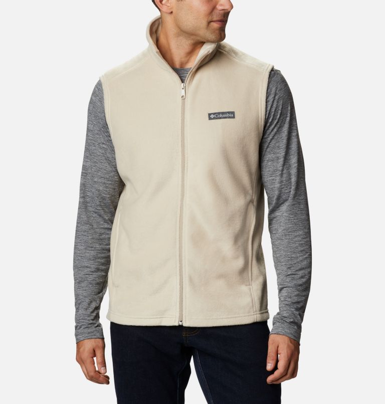 Men's Steens Mountain Fleece Vest - Tall, Color: Ancient Fossil, image 1