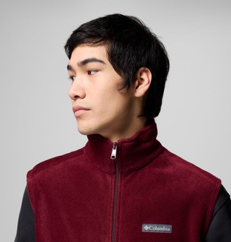 Men's Steens Mountain Fleece Vest - Tall, Color: Rich Wine, image 6
