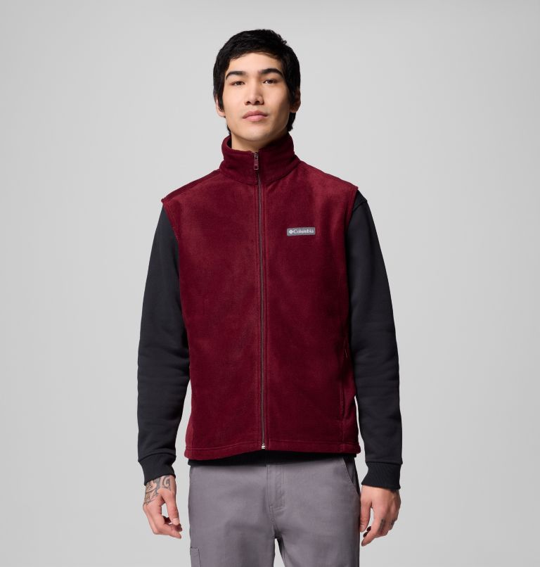 Men's Steens Mountain Fleece Vest - Tall, Color: Rich Wine, image 1