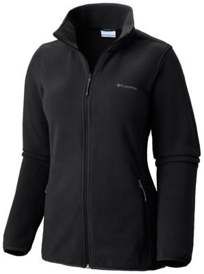 black columbia fleece jacket women's