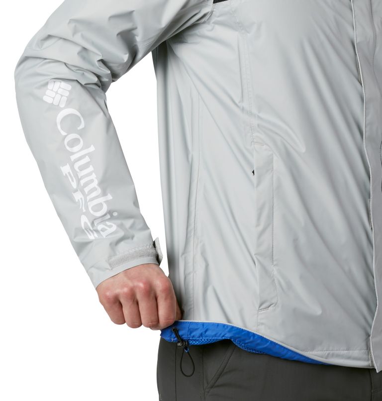 Veste PFG Storm pour homme, Color: Cool Grey, Vivid Blue, image 3
