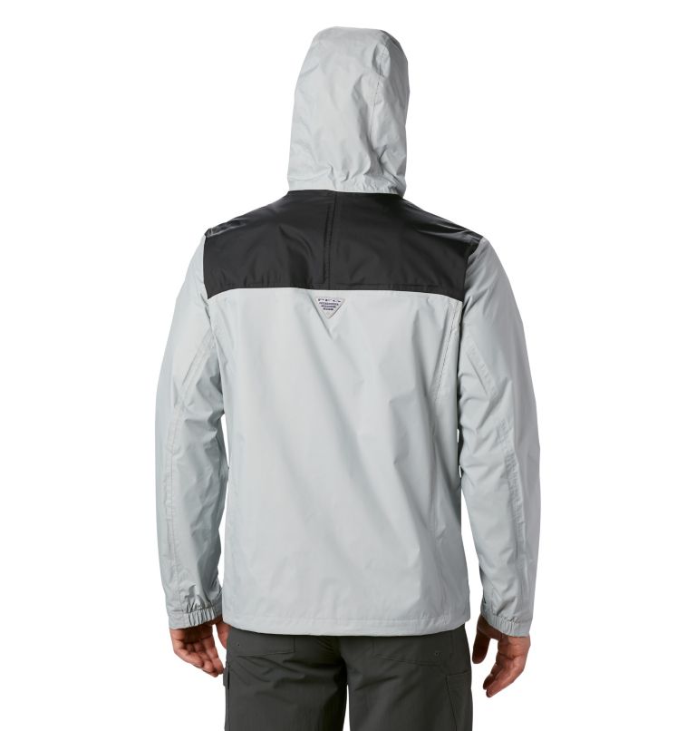 Veste PFG Storm pour homme, Color: Cool Grey, Vivid Blue, image 2