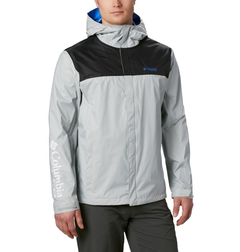 Veste PFG Storm pour homme, Color: Cool Grey, Vivid Blue, image 1