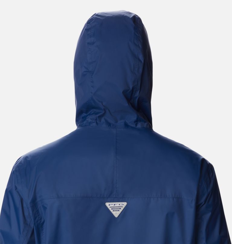 Men's PFG Storm Jacket – Tall, Color: Carbon, Red Spark, image 7