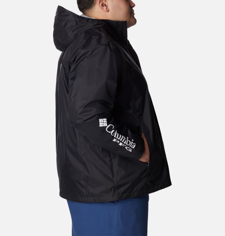 Men's PFG Storm Jacket – Big, Color: Black, Cool Grey, image 3