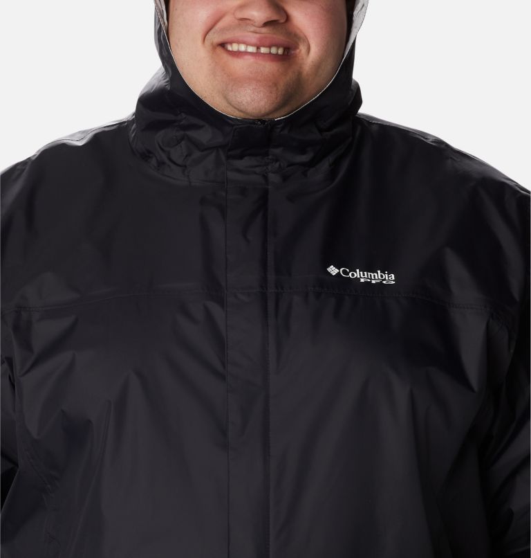 Men's PFG Storm Jacket – Big, Color: Black, Cool Grey