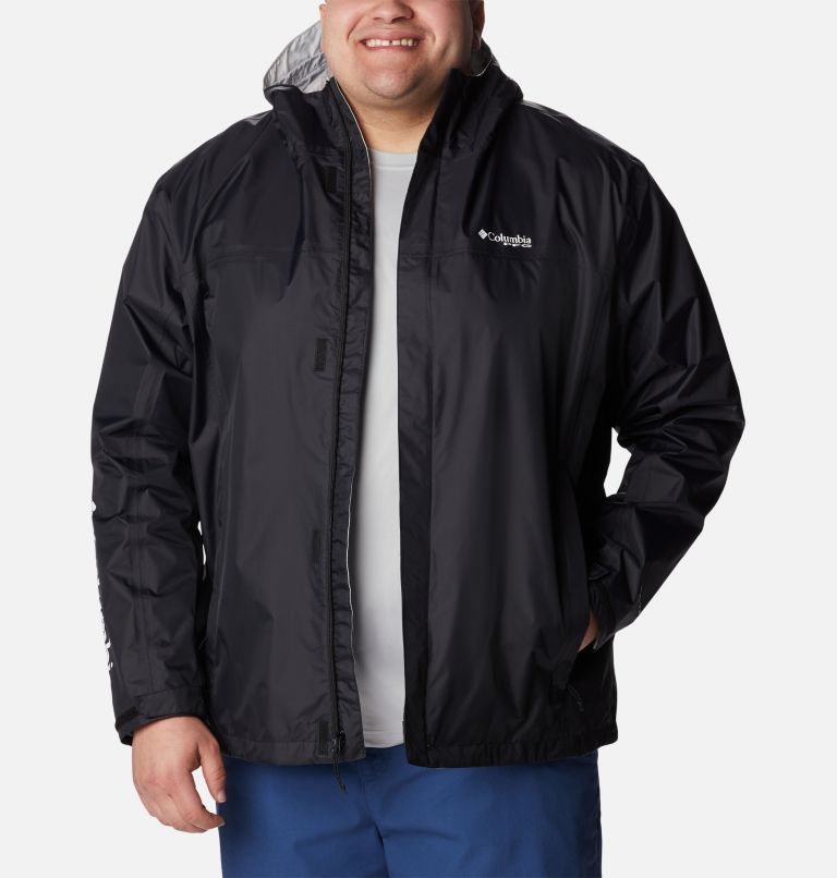 Thumbnail: Men's PFG Storm Jacket – Big, Color: Black, Cool Grey, image 9
