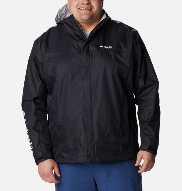 Men's PFG Storm Jacket – Big, Color: Black, Cool Grey, image 1