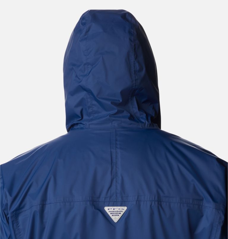 Men's PFG Storm Jacket – Big, Color: Carbon, Red Spark, image 6